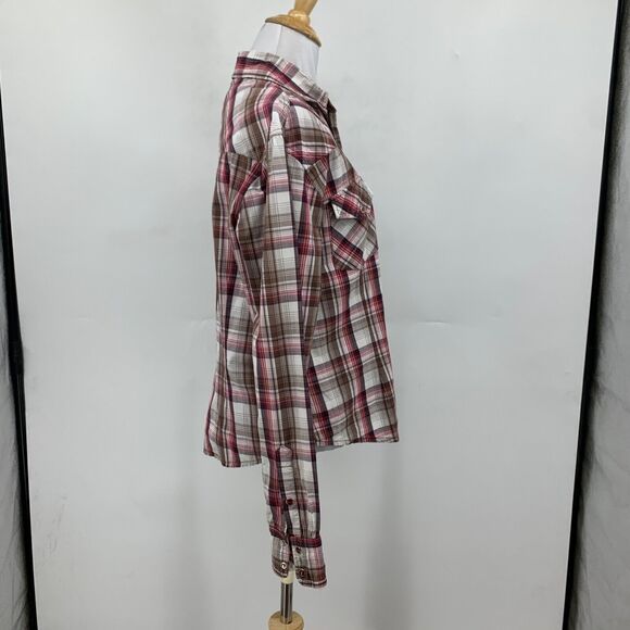 Cowgirl Hardware Shirt Womens XL Extra Large Pearl Snap Buttons Western Pocket - Picture 5 of 12